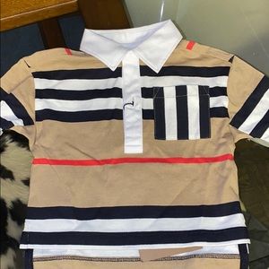 Burberry Long Sleeve Polo (6 months)